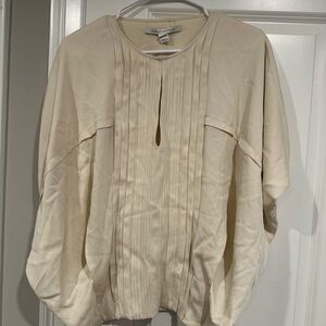 Diane Von Furstenberg Cream Blouse